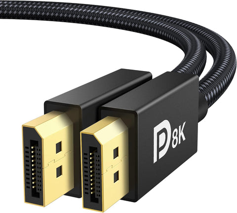 IVANKY VESA Certified 8K DisplayPort Cable 1.4, 6.6ft DP Cable Supports HDR