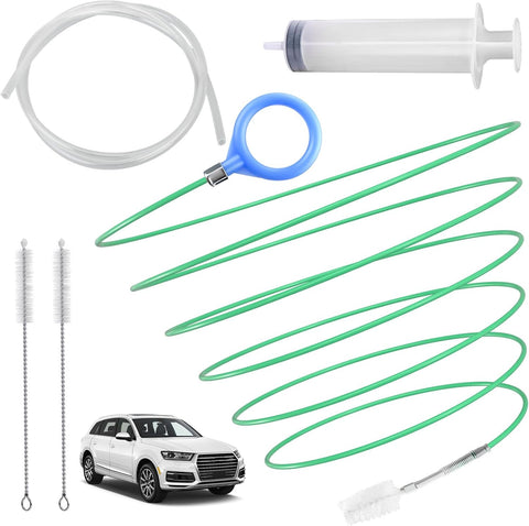 Auto Sunroof Drain Cleaning Tool, 120 Inch Flexible Tube Cleaning Brush