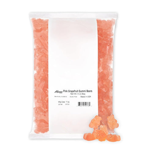 Albanese Candy, Pink Grapefruit Gummi Bears, 5-pound Bag