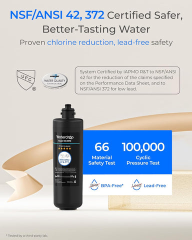 Waterdrop RF10 Water Filter Replacement for Waterdrop 10UA/10UB/10UB-B
