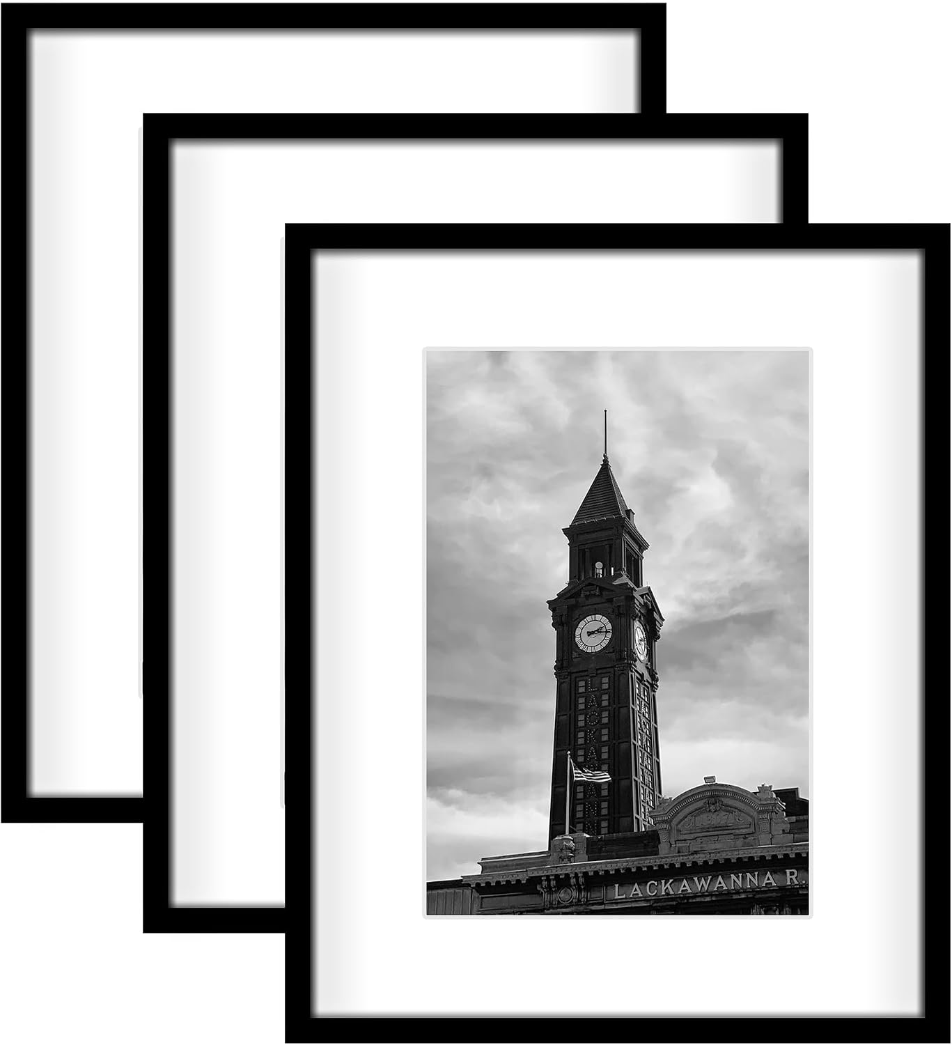 Wiscet 16x20 Picture Frame Set of 3, for Wall Gallery Photo Frames, Black