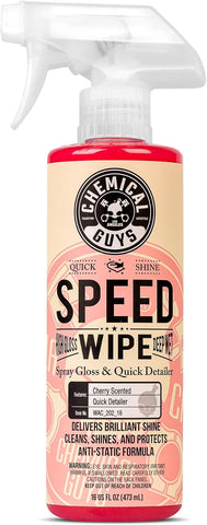 Chemical Guys, Speed Wipe Quick Detailer Spray, High Gloss Shine, 16 oz