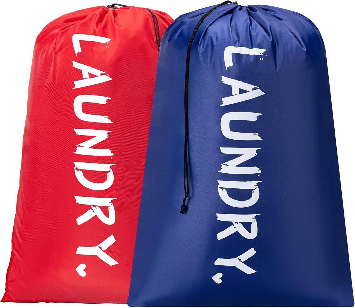 2 Pack Travel Laundry Bag,28" x 40", Extra Large Dirty Clothes Organizer