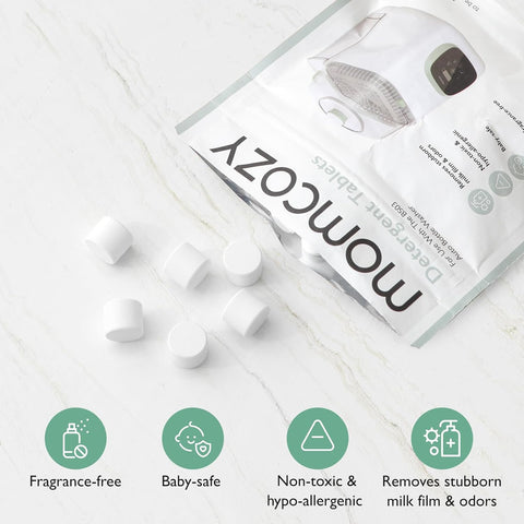 Momcozy Official Detergent Tablets for Momcozy Bottle Washers, 120 Tablets