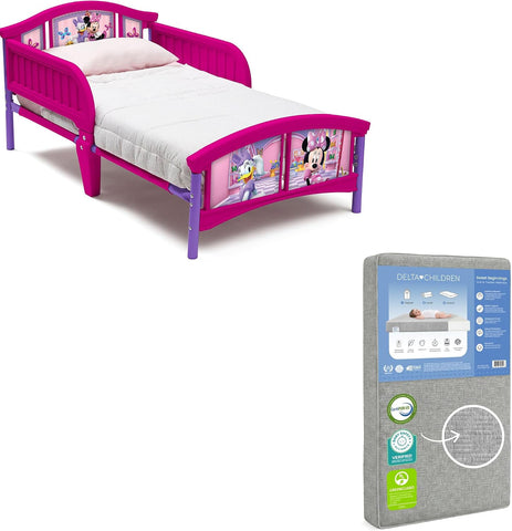Delta Children Plastic Toddler Bed, Disney Minnie Mouse
