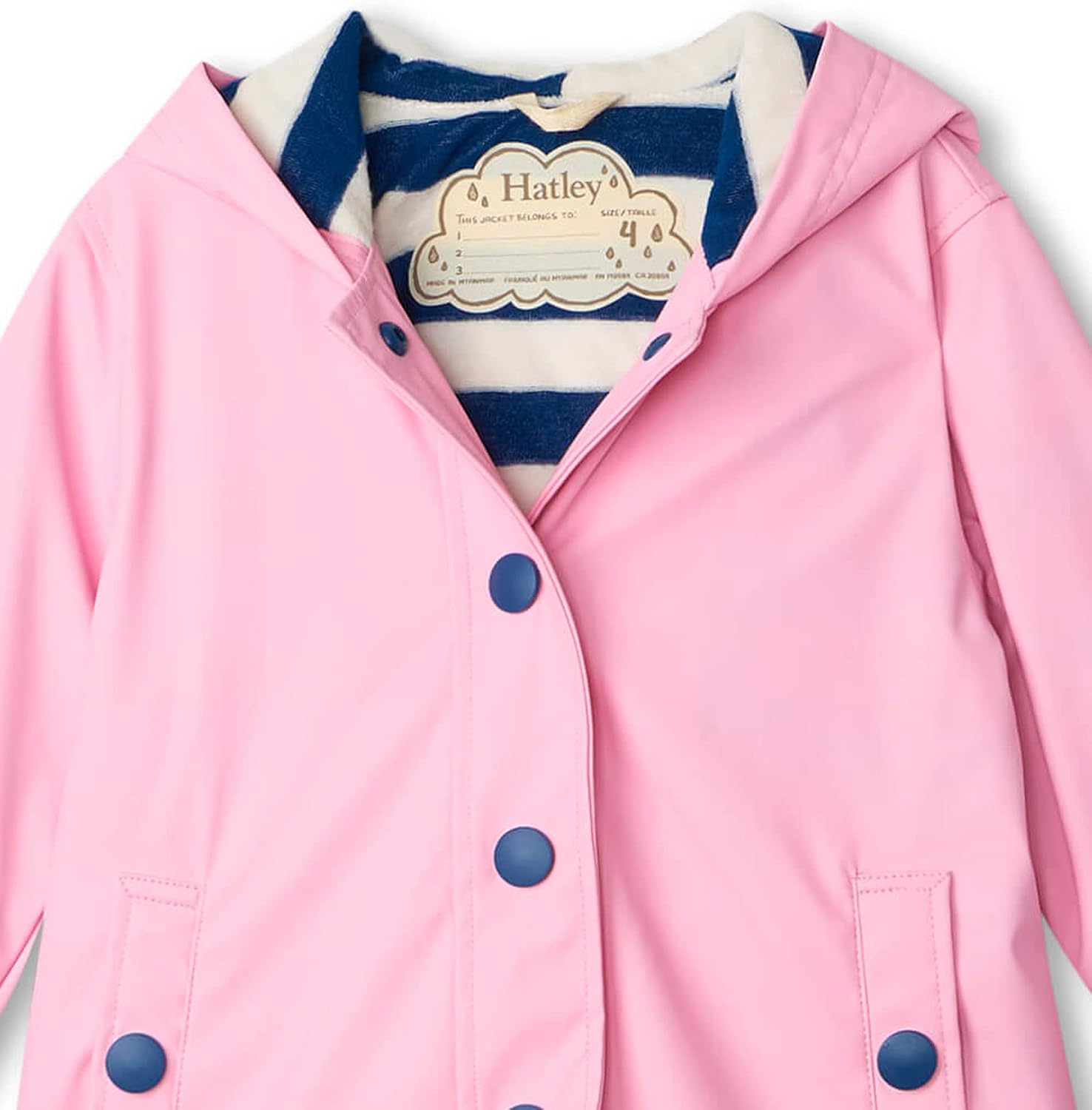 Hatley unisex-child Kids Button-up Rain Jacket