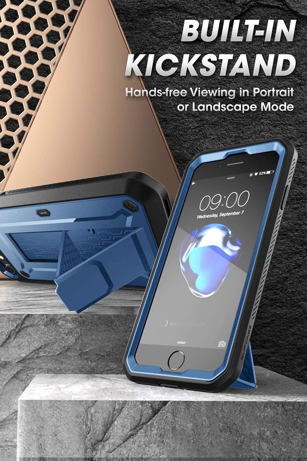SUPCASE for iPhone SE 3rd / SE 2nd /7/8 Case with Screen Protector, Tilt