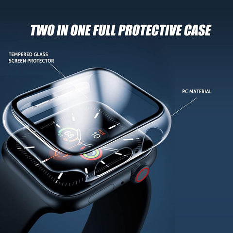 Ailun 2 Pack Screen Protector Case for Apple Watch Series 11/10, 46mm