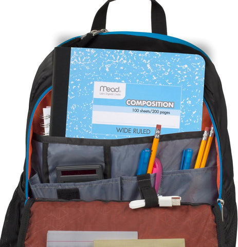 Mead Composition Notebook, Wide Ruled 7.5" x 9.75" Paper, 100 Sheets, Assorted Colors, 6 Pack (950054-ECM)