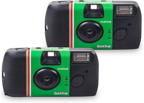Fujifilm QuickSnap Flash 400 One-Time-Use Camera - 2 Pack