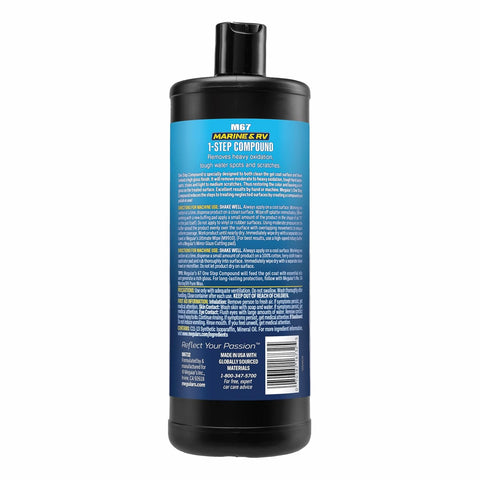 Meguiar's M67 Marine/RV One-Step Compound, 32oz