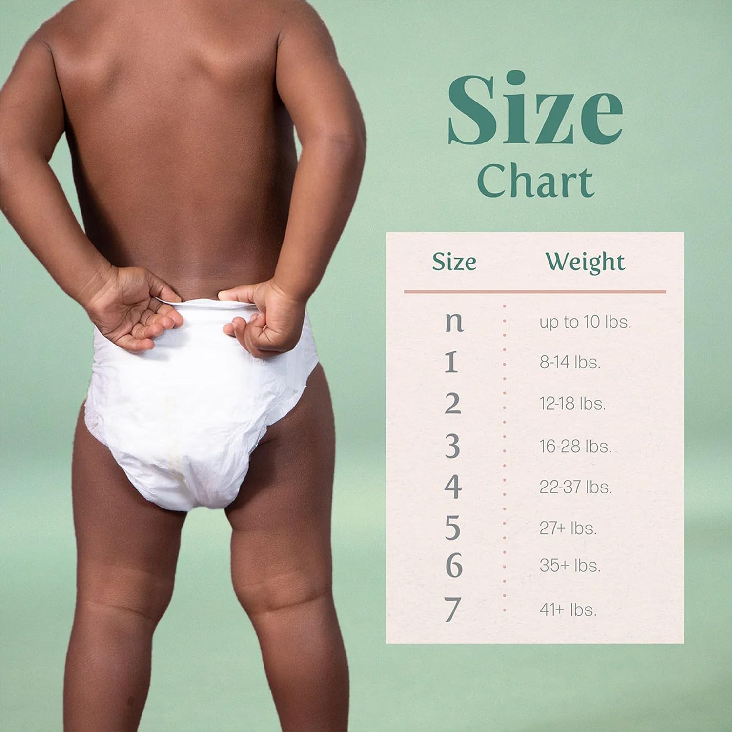 Earth & Eden Sensitive Baby Diapers, Size 4, No Harsh Chemicals, 192 ct