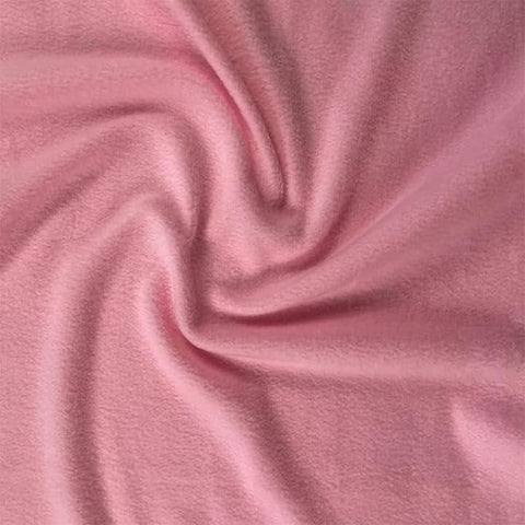 FabricLA Polar Fleece Fabric 60" Wide - Soft Plush 280 GSM Heavyweight Anti-Pill Blanket Fabric for Sewing Throws, Ponchos, Pillow Covers, PJ Pants, Cushions and Liners, Dust Pink, 2 Yards