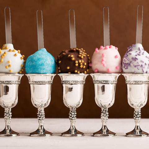 30 Pcs Reusable Acrylic Cakesicle Sticks, 6 Inches, Transparent