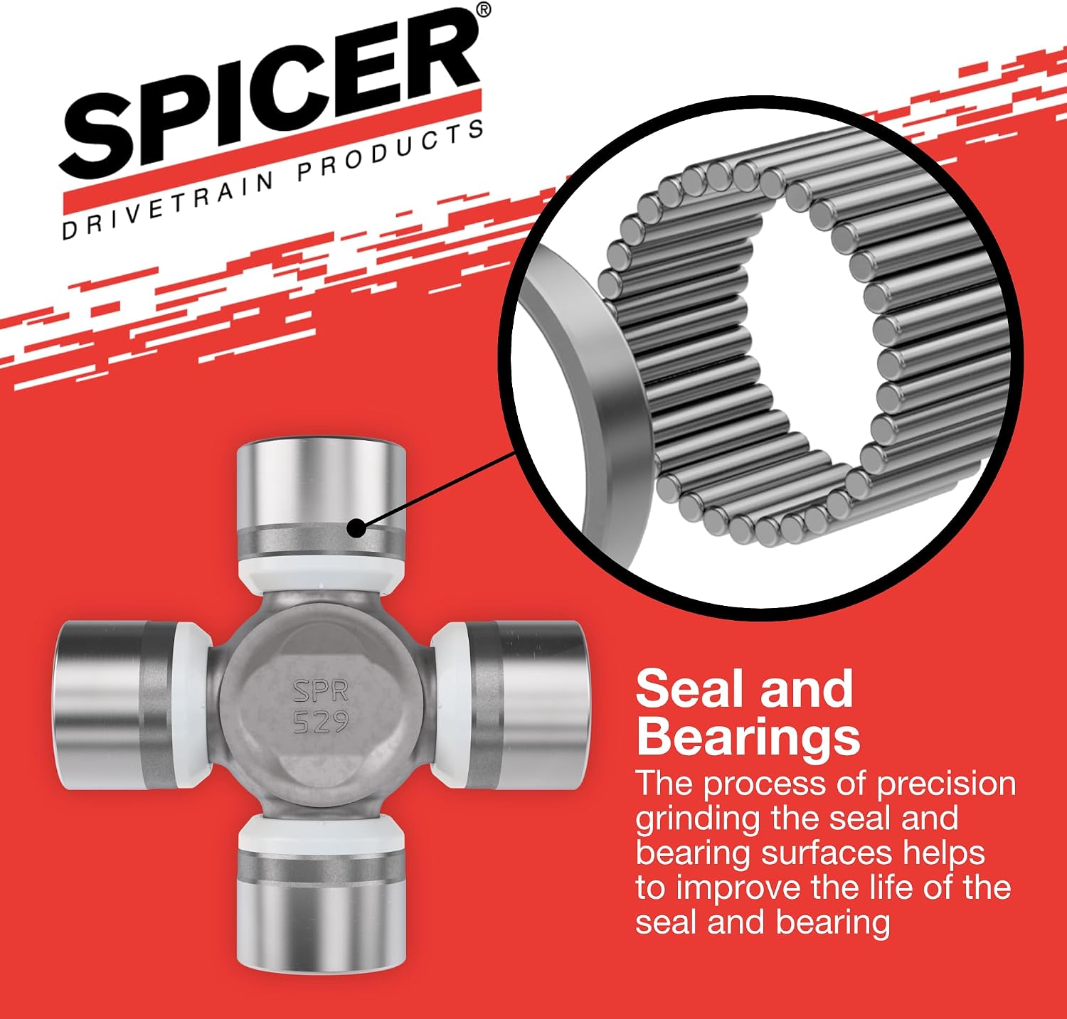 Spicer SPL70X U-Joint Kit 1550/SPL70 Series (OSR)
