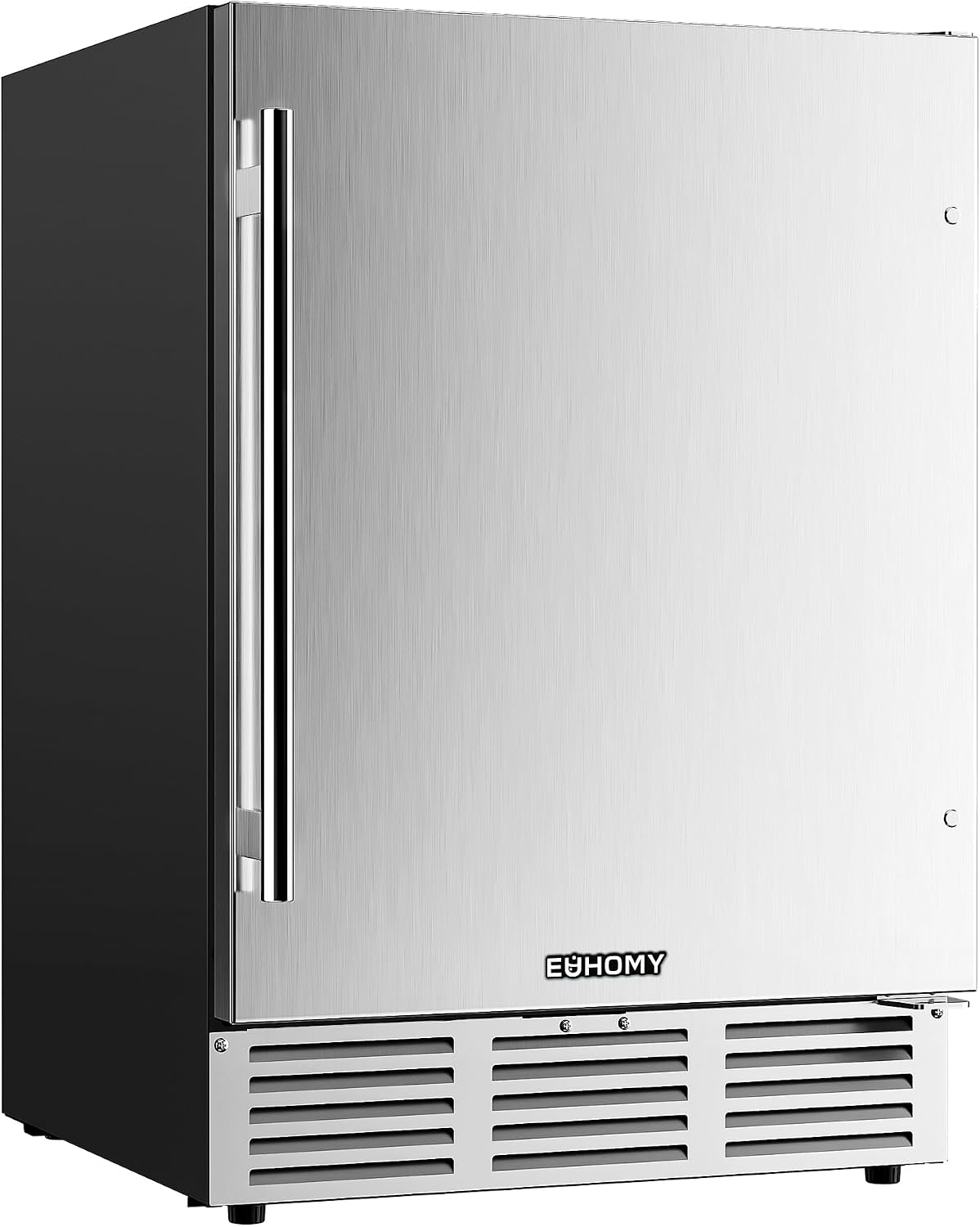EUHOMY 24 Inch Beverage Refrigerator, 180 Can Outdoor Refrigerator