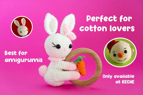 Cotton Yarn - 100% Cotton Yarn for Crocheting and Knitting, Mercerized Cotton Amigurumi Yarn Fine-Sport 2 1.76 oz (50g) / 136 Yrds (125 m) - Baby Pink