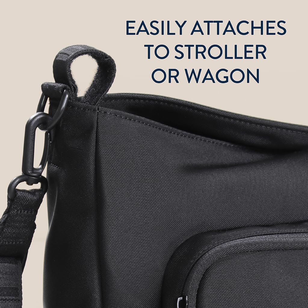 Itzy Ritzy Belong Cargo Caddy Stroller Organizer & Crossbody Bag (Black)