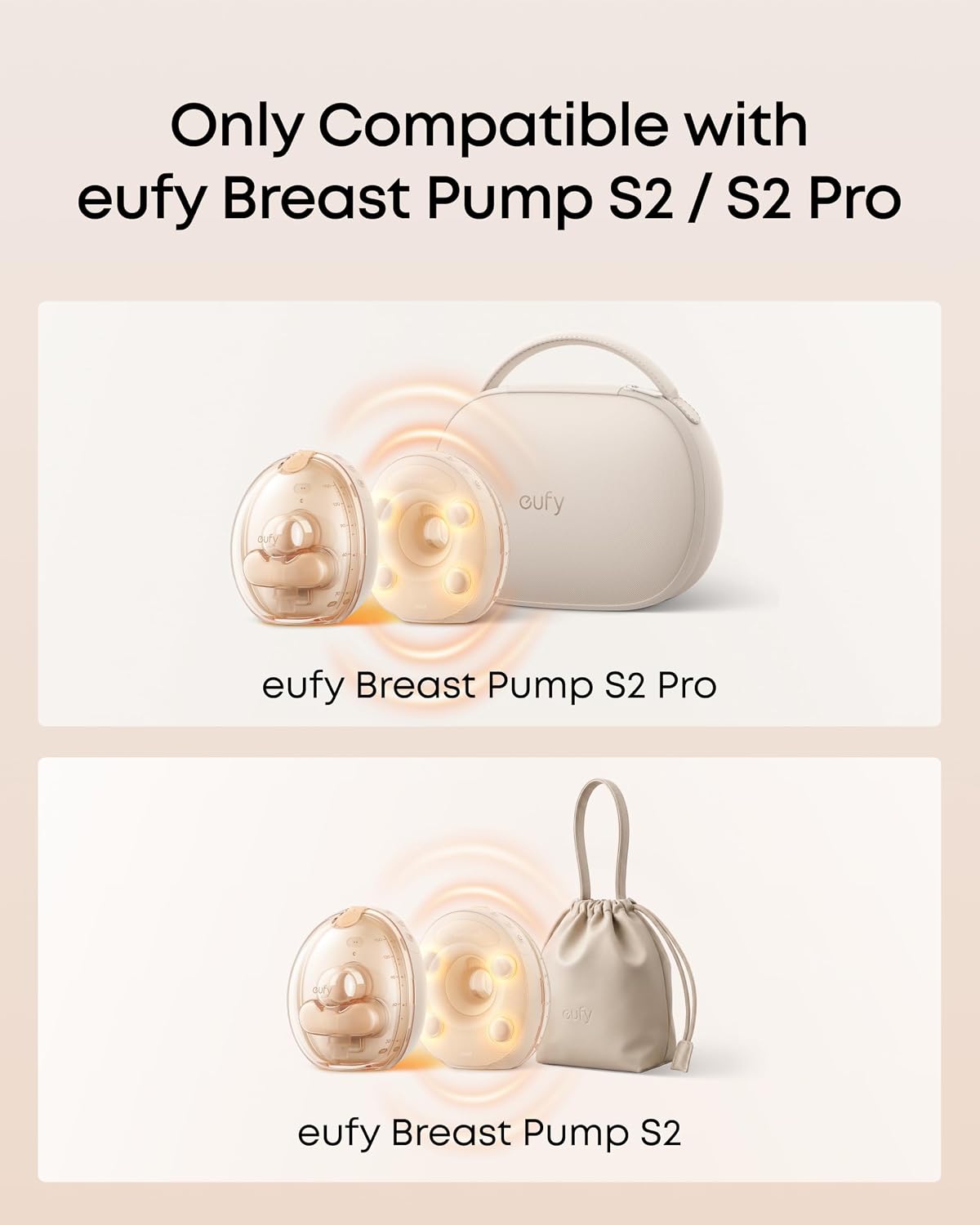 eufy Breast Pump E10/E20/S1/S1 Pro, Spout Cap (4-Pack)