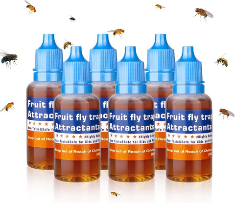 Fruit Fly Trap Refill Liquid, Gnat Killer&Fruit Fly Catcher Bait Refill,