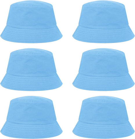TOPTIE Bucket Hat 6 Pack, Packable Summer Hats for Men Women