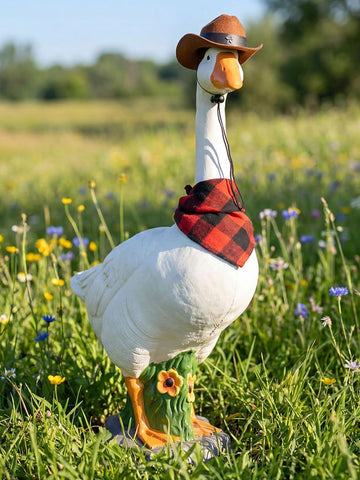 LarpGears Premium Adjustable Large 23 Inch Porch Goose Statue