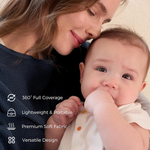 Momcozy Nursing Cover, Privacy Breastfeeding Cover with Soft Breathable