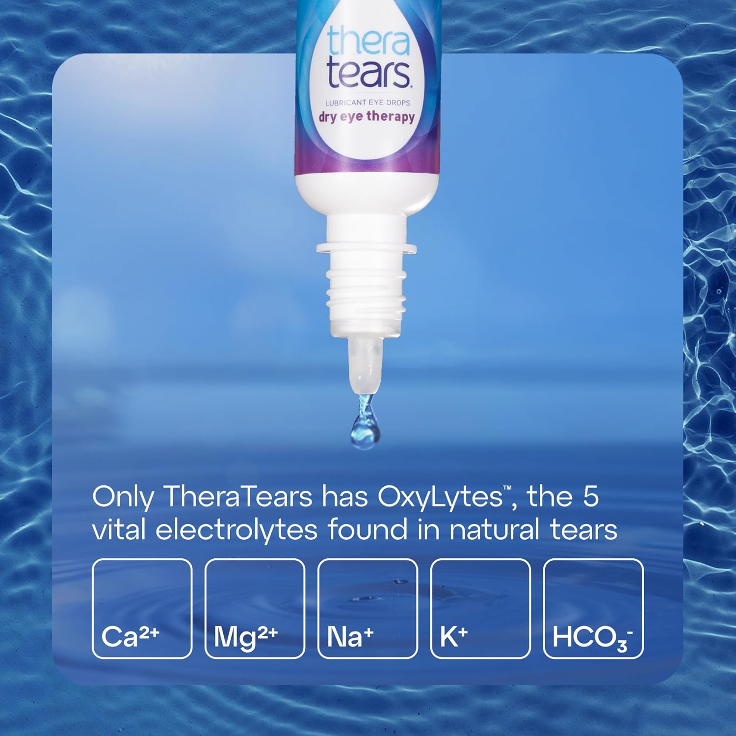 TheraTears Dry Eye Drops, Lubricating, 1 Fl Oz, 2 Pack