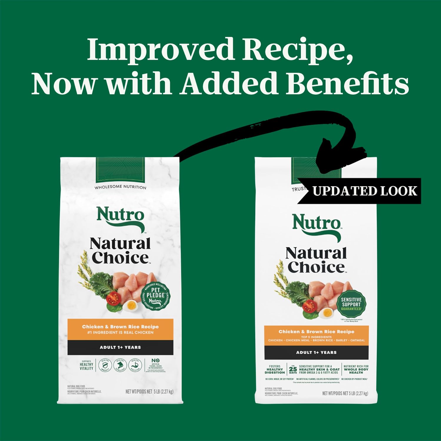 Nutro Natural Choice Adult Dry Dog Food, Chicken & Brown Rice Recipe, 5 lb