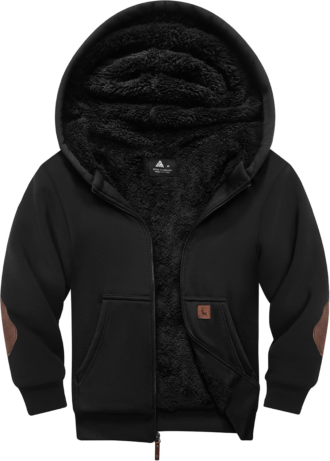 Boys Zip Up Hoodie Kid Hooded Jacket