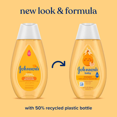 Johnson's Baby Shampoo with Aloe Vera & Vitamin B5, 13.6 fl oz
