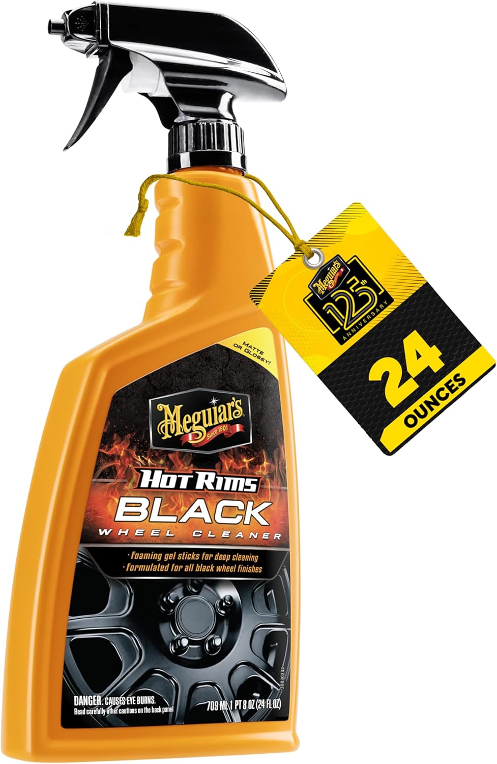 Meguiar's Hot Rims Aluminum Wheel Cleaner, 24 Oz, 2 Pack