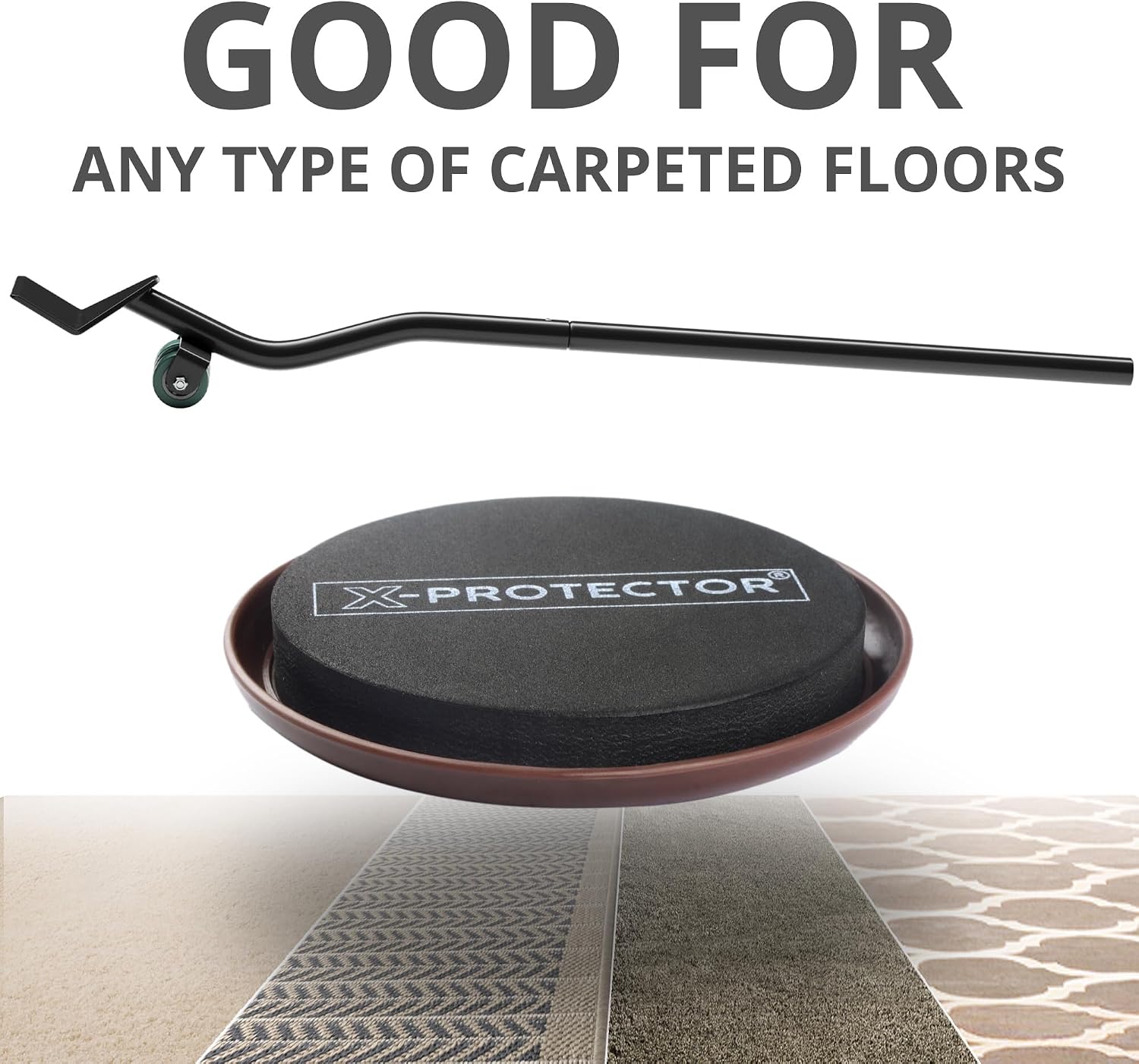 X-Protector Furniture Sliders for Carpet & Furniture Lifter Tool Set