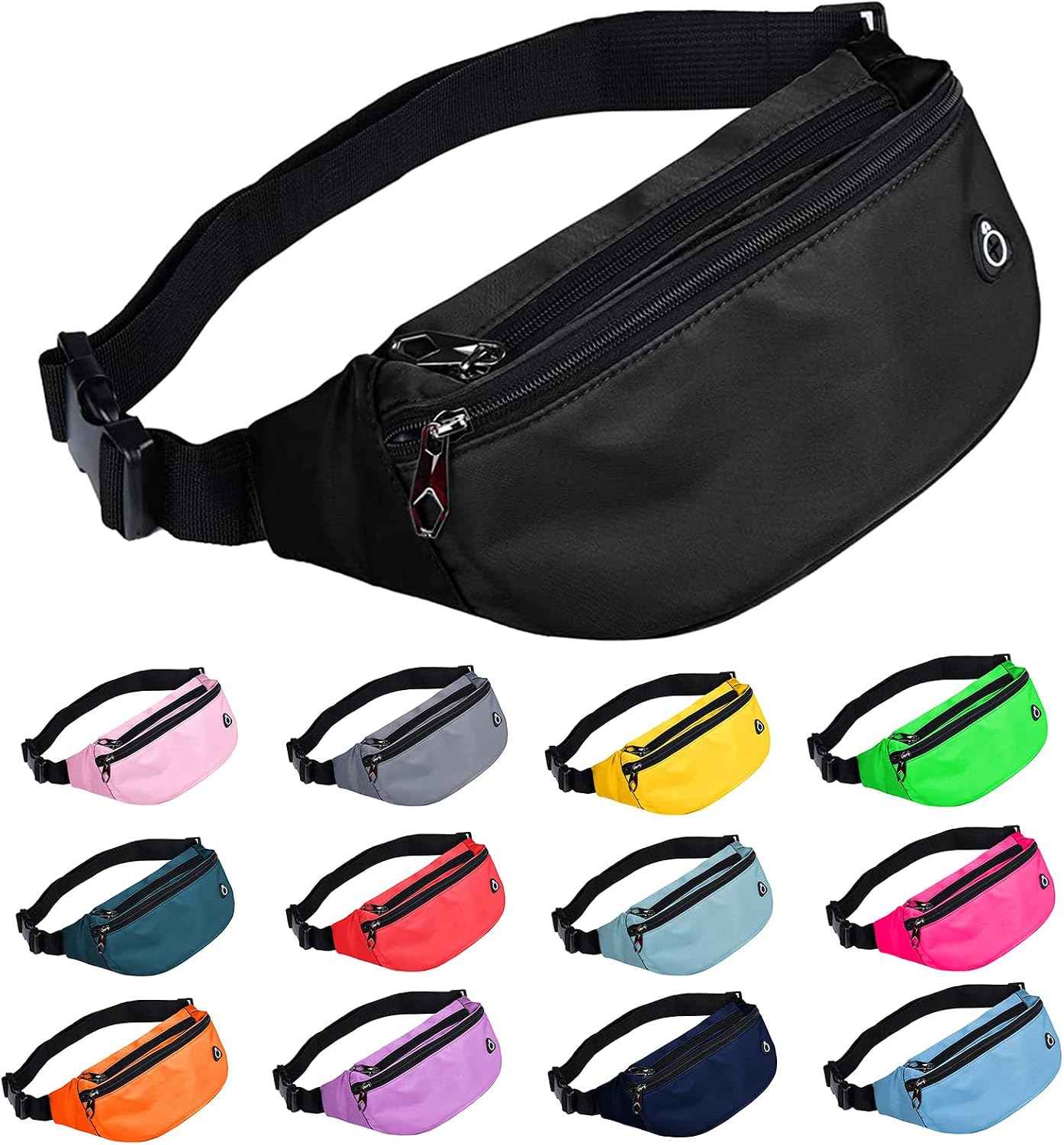 Fanny Packs for Men and Women Water-Repellent Sports Waist Pack Bag