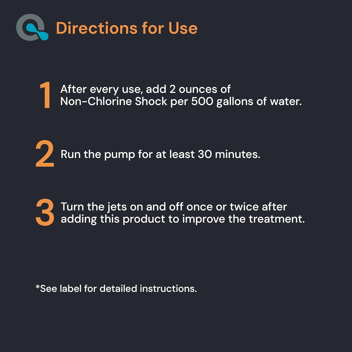 AquaDoc Non Chlorine Hot Tub Shock - Enhanced Spa Oxidizer - 32oz