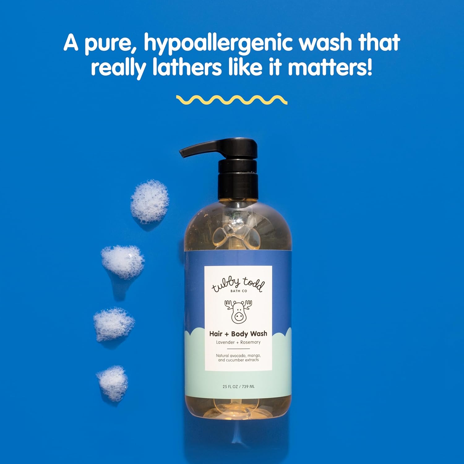 TUBBY TODD Hair + Body Wash, Baby Shampoo and Body Wash