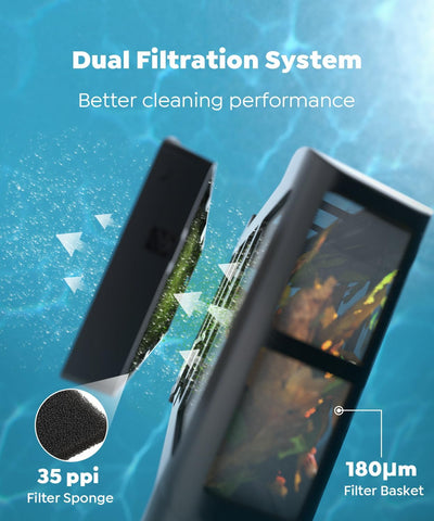 (2026 Upgrade) BRINBO C1 Robotic Pool Cleaner with 180 Mins, Onyx