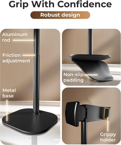 COOPER ChatStand Sturdy Cell Phone Holder, iPhone Stand for Desk, Recording