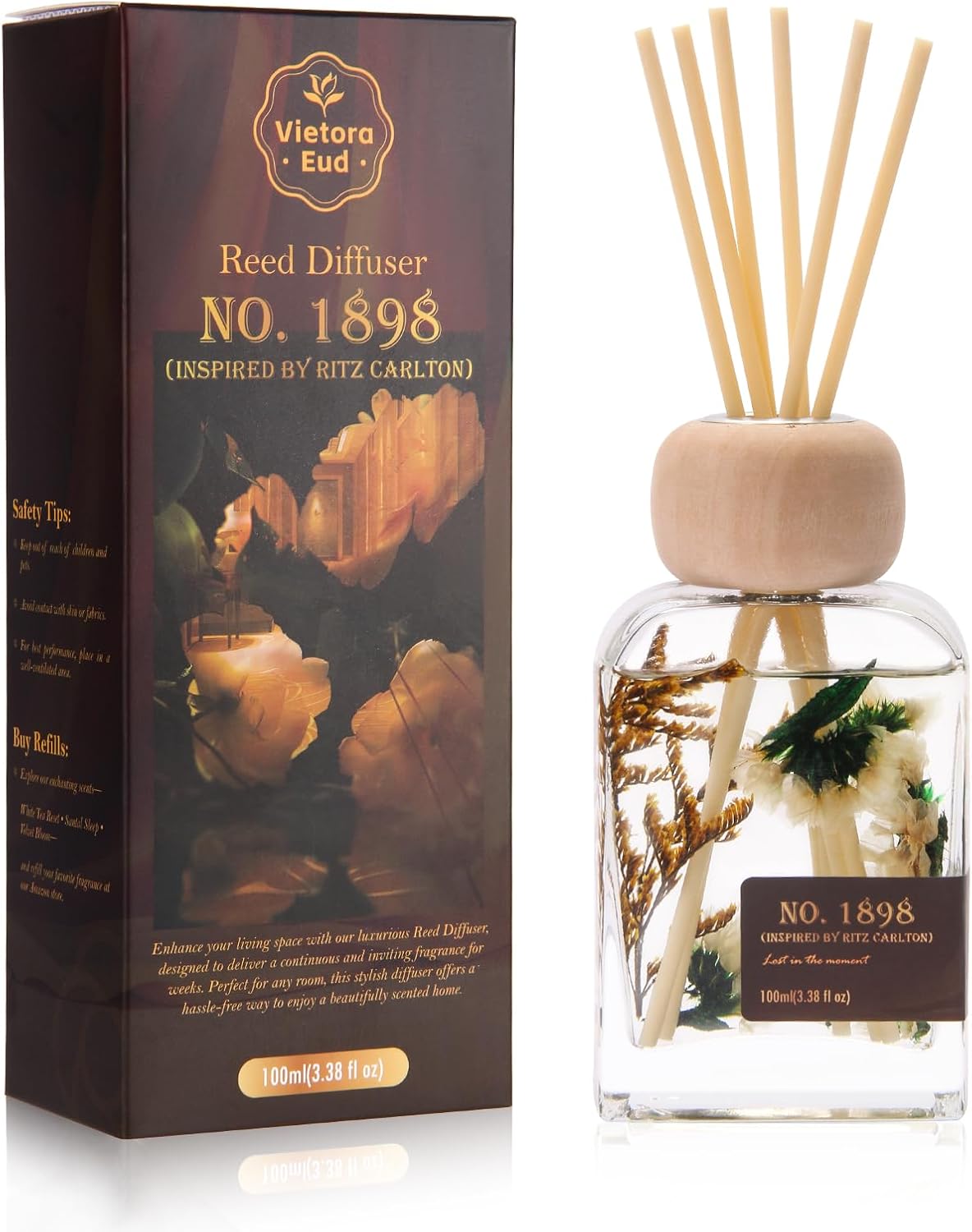 No. 1898 Hotel Collection Reed Diffuser, 3.38 Fl Oz