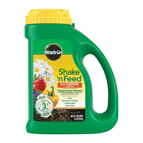 Miracle-Gro Shake 'N Feed All Purpose Plant Food, 4.5 lb.
