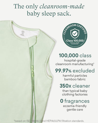 PurComfy Supersoft Bamboo Viscose Sleep Sack, 1.0 TOG Baby Sleeping Bag
