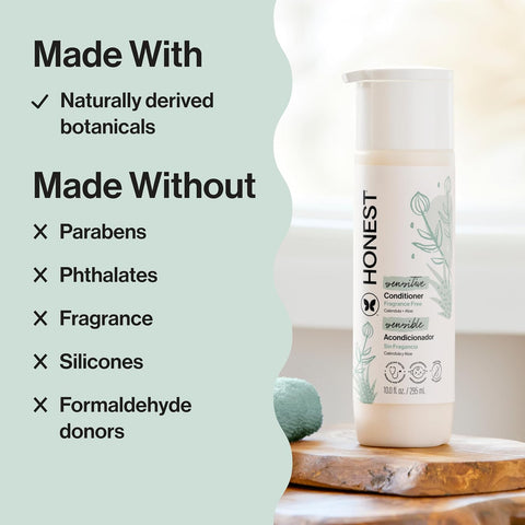 The Honest Company Conditioner, Hypoallergenic, Fragrance-Free, 10 fl oz