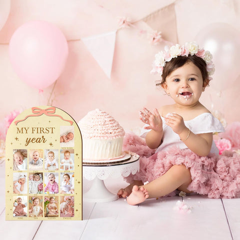 R HORSE 3D My First Year Photo Frame Board Fits 2 x 3 Inch Photo