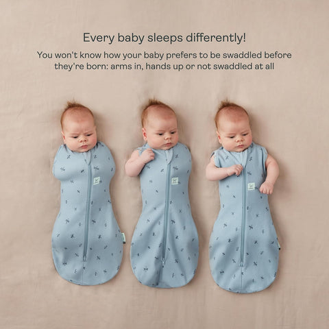 ergoPouch Cocoon Swaddle Sleep Sack, 3-6 Months, 2.5 TOG, Dragonflies