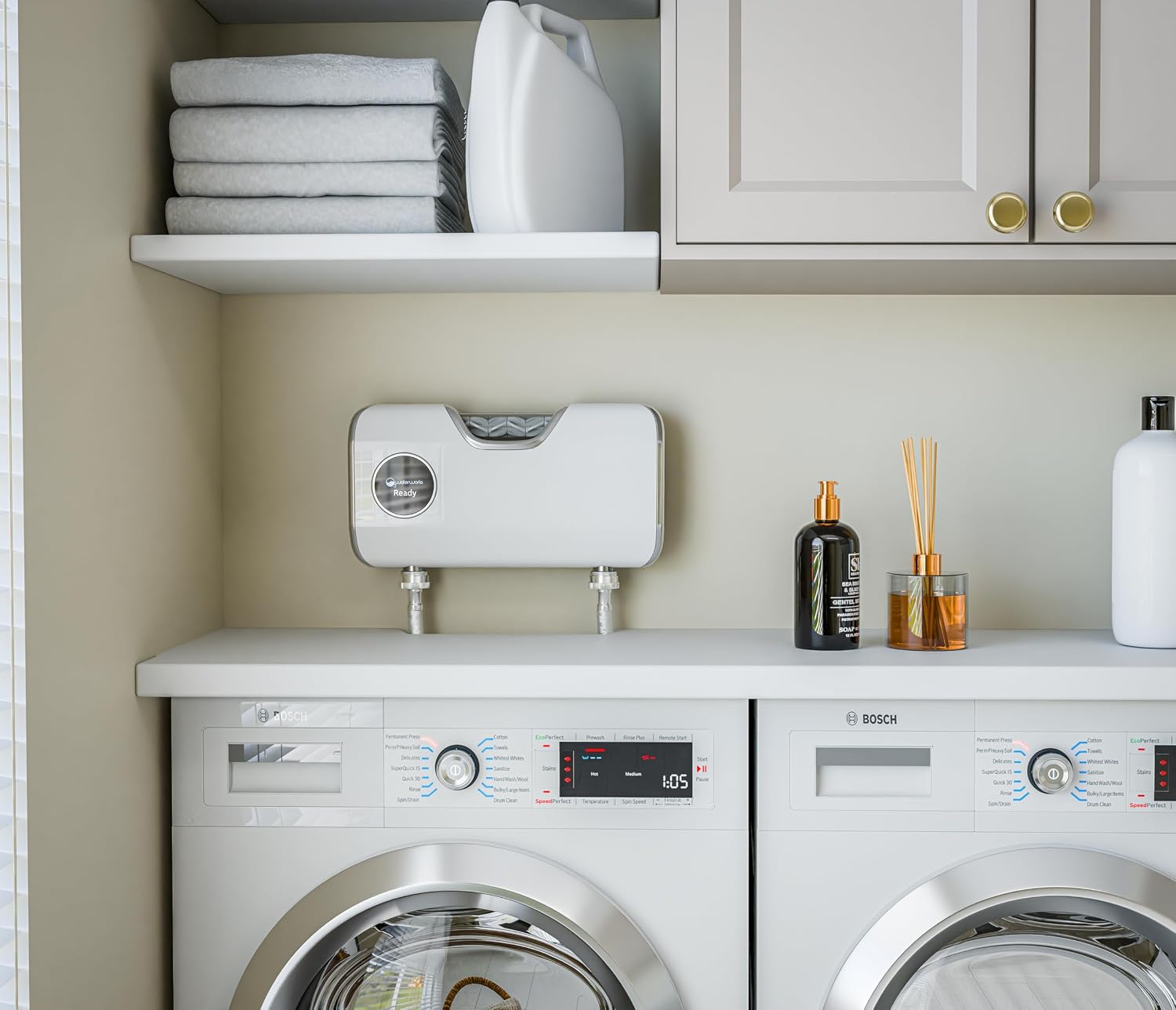 O3 Waterworks Smart Laundry System, White