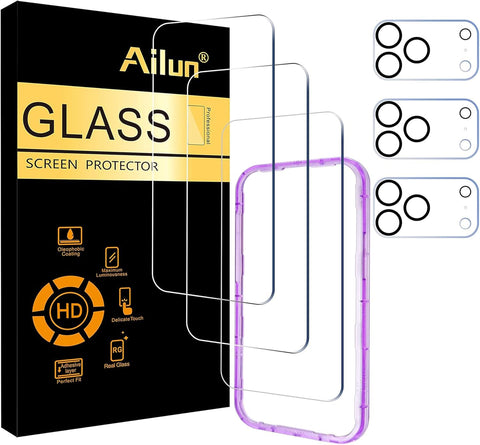 Ailun Screen Protector + Camera Lens Protector for iPhone 17 Pro Max