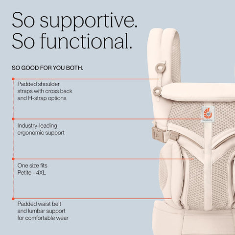 Ergobaby Omni Classic Baby Carrier for Newborn to Toddlers 0-48 Months