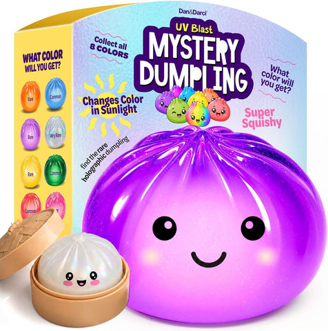 Glitter Dumpling Squishy Mystery Box - UV Color-Changing - Squishies Toys