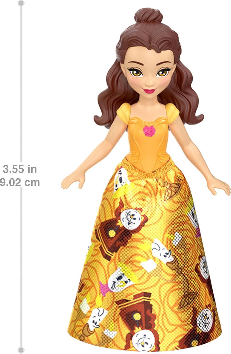 ​Mattel Disney Princess & Friends Set with 5 Posable Small Dolls in Removable Skirts or Pants & 5 Friend Figures, Inspired by the Disney Movies