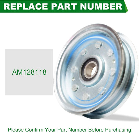 Idler Pulley AM136621 Fits John Deere LX255 GT245 Z665 GT225 GT235 Z465 GT235E GX355 LT170 Z255 Z435 LX279 Z445 Z645 Z655 LX266 Z425 Z245 LX277